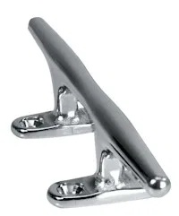 6009C – WHITECAP IND Rope Cleat, Tie-Up 6 Inch Length x 1-1/4 Inch Height Silver Stainless Steel Single